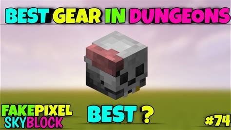 Best Gear For Dungeons For Beginner In Fakepixel Skyblock YouTube