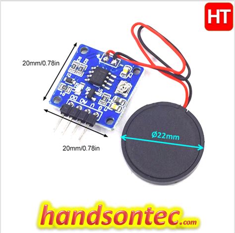 Piezoelectric Vibration And Knock Sensor Module Handson Tech