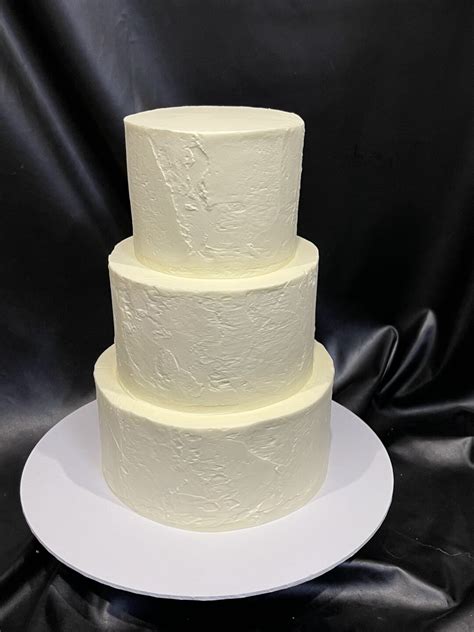 Undecorated 3 Tier Semi Naked Heidelberg Cakes