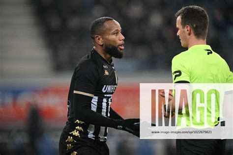 Belgium Soccer Jpl D Day Aa Gent Vs Charleroi Isaac Mbenza Of