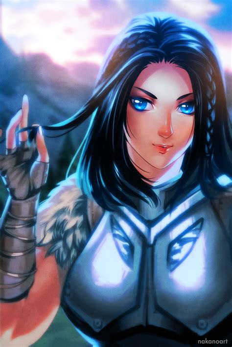 Skyrim: Lydia by nakanoart on DeviantArt