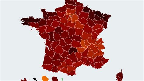 Covid Le Virus Regagne Du Terrain Notre Carte De France Par