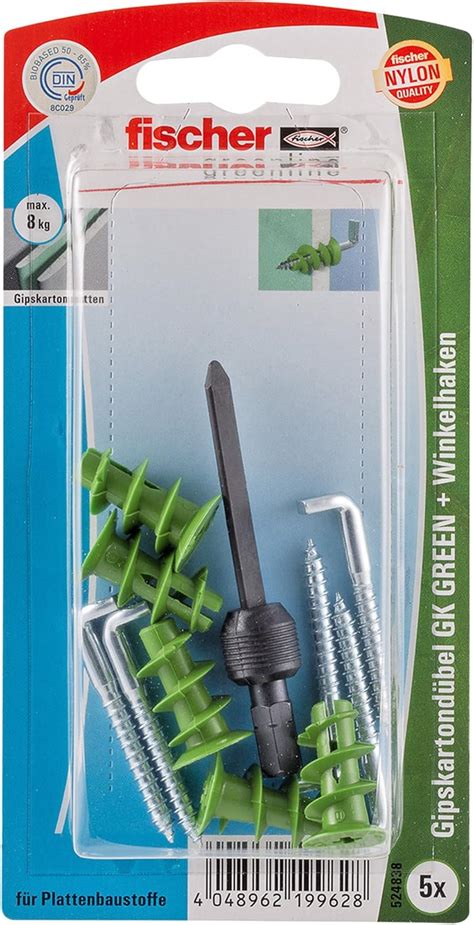 Fischer Wh K Inhalt Gipskartond Bel Gk Green X Winkelhaken