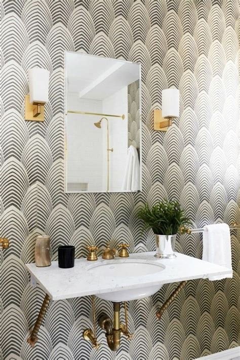 Papier Peint Pour Salle De Bain Id Es Magnifiques