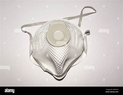 View Of Disposable Respirator Mask FFP3 FFP2 Protection Against Covid