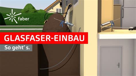 Glasfaser Einbau So Geht S YouTube