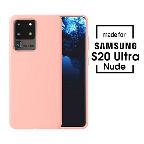 Silicone Case Para Samsung S20 Ultra Nude Samsung