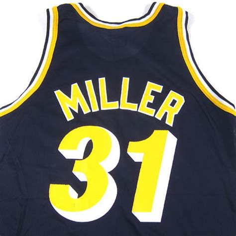 Vintage Reggie Miller Indiana Pacers Champion Jersey – For All To Envy