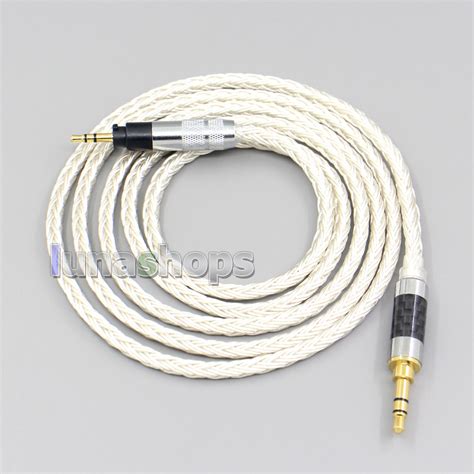 USD 35 00 16 Core OCC Silver Plated Headphone Earphone Cable For