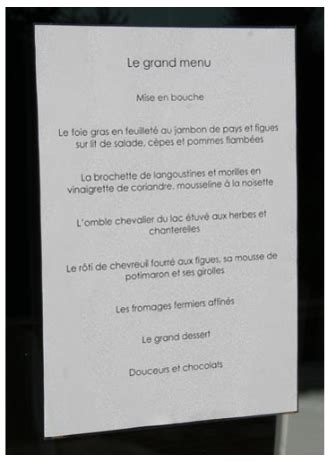 Vitrine Porte Menu Int Rieur En Plexiglas Commandez Sur Techni