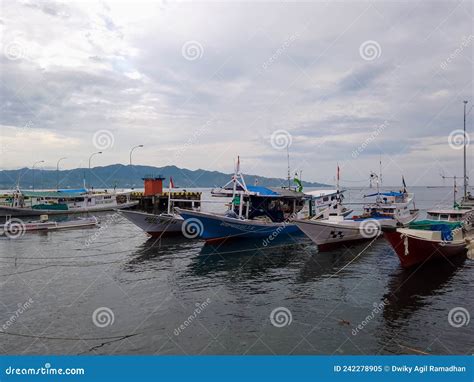 Traditional Fishing Boat In Mamuju West Sulawesi Editorial Image