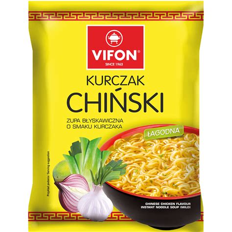 Zupa Błyskawiczna Kurczak Chiński z Grzybami 70g Vifon Food Plus