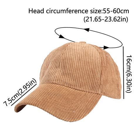 Male Female Neutral Summer Solid Baseball Caps Corduroy Hat Visors