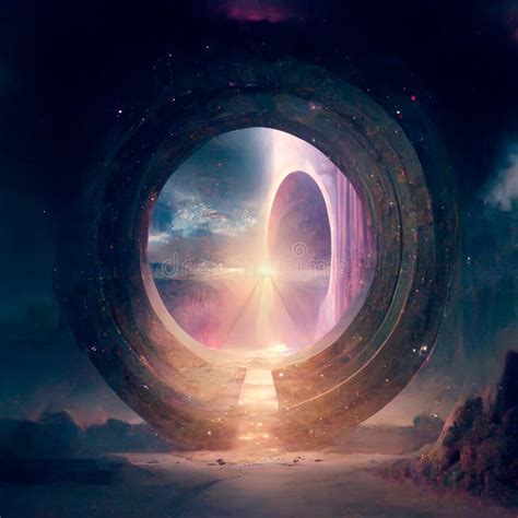 A Beautiful Portal To Another World A Transition To Another Space A