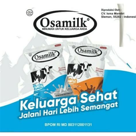 Jual Susu Osamilk Original 100 Susu Penggemuk Badan Shopee Indonesia