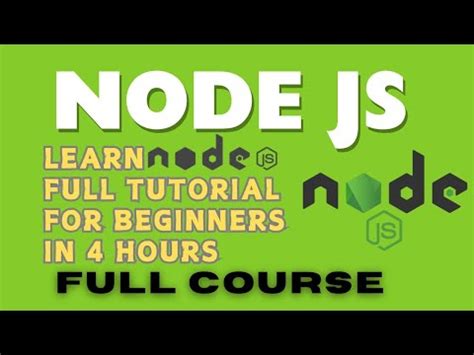 Node Js Full Course Node Js Tutorial For Beginners To Super YouTube