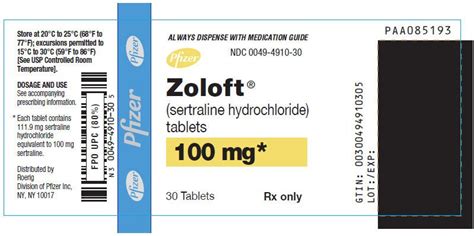 Zoloft Fda Prescribing Information Side Effects And Uses