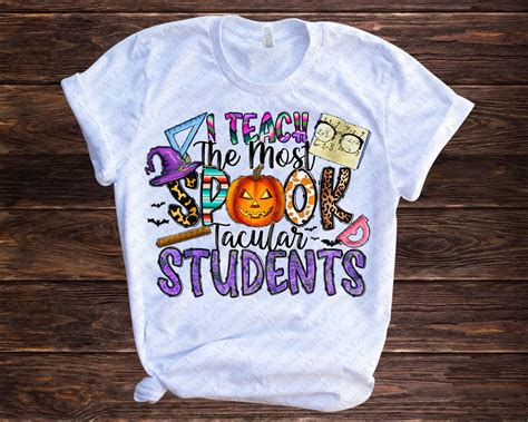 Halloween PNG Halloween Teacher Most Spooktacular Students - Etsy