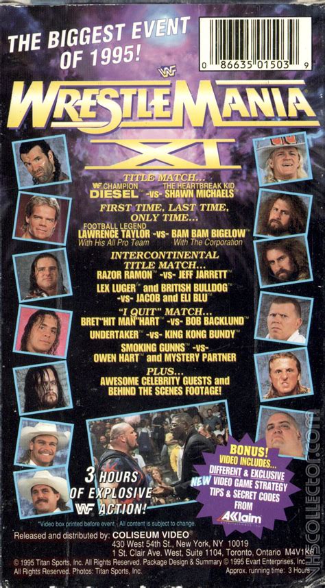 WWE WRESTLEMANIA XI (1995)