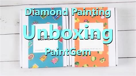 Diamond Painting Unboxing Paintgem Doors Fruit Youtube