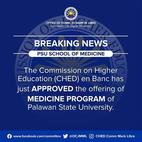 CHED approves Palawan State University (PSU) School of Medicine ...