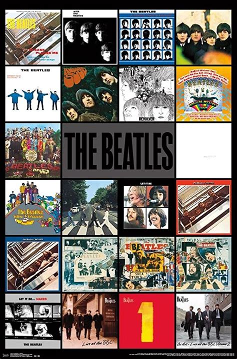 Amazon.com: The Beatles (Album Covers) Unframed Music Poster Print - 22 ...