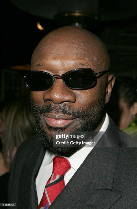 Singer Isaac Hayes Mingles Backstage During The Church Of Scientology