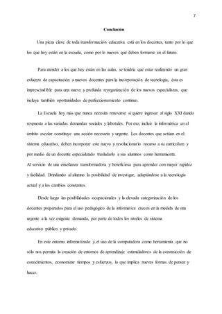 Informatica En La Educacion Venezolana Pdf