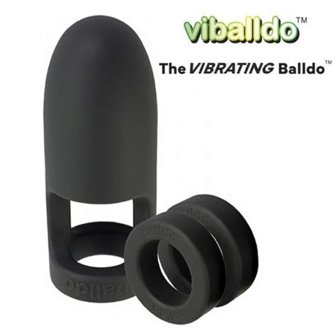 Viballdo The World S First Vibrating Ball Dildo Set Black Balldo