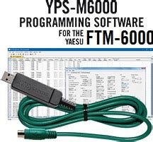 Yps M Programming Software And Usb Cable For The Yaesu Ftm