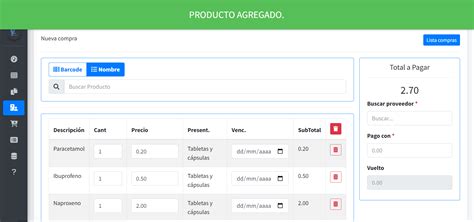 Sistema de venta PHP y MySQL Básico Tienda Online