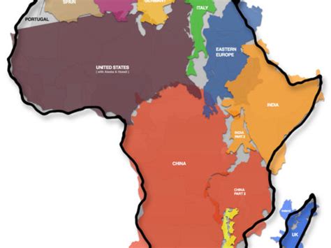 This Map Shows The Actual Size Of Africa And It Is Mind Boggling