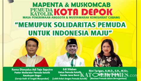 Eveline Cabuy Nahkodai Pemuda Katolik Kota Depok Katoliktimes