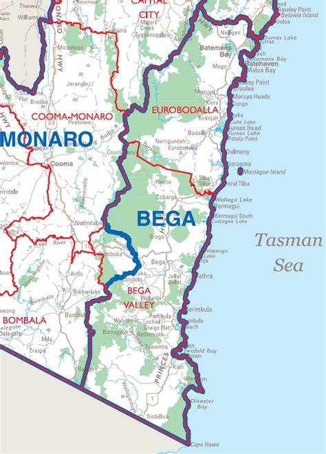 City Map Bega