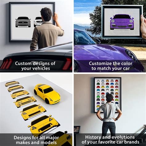 Customizable Version: BMW History Evolution Car Poster Print Best of