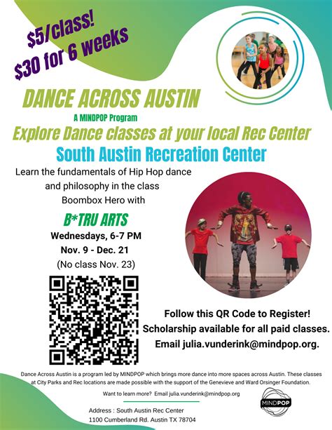 Dance Across Austin Fall Opportunities — Mindpop