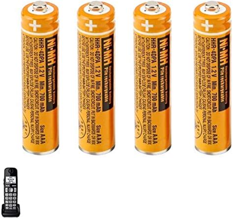 Lot De Piles Rechargeables Bk Aaabu Ni Mh Aaa Pour Panasonic V