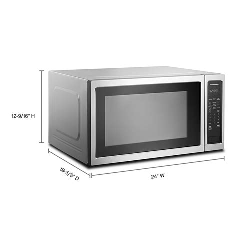 24" Countertop Microwave Oven - 1200 Watt Stainless Steel KMCS3022GSS | KitchenAid