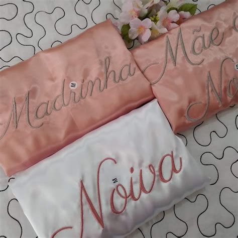 Robe Bordado Noiva Madrinha Hobby Roupão Nude Rosé Gold Elo7