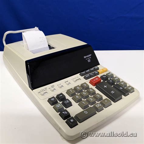 Sharp El Piii Digit Commercial Printing Calculator Allsold Ca