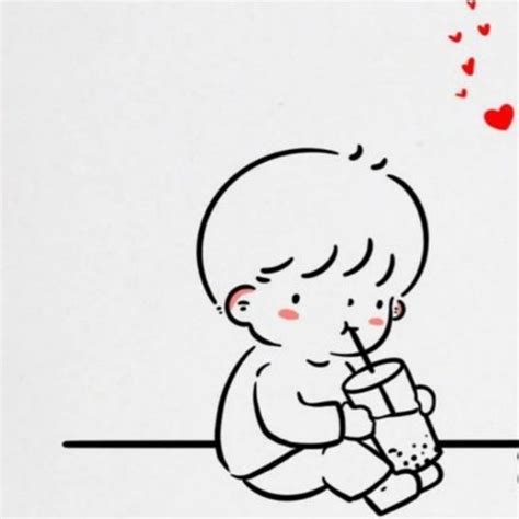 Ava Couple Taegukblog Minimal Drawings Couple Drawings Chibird