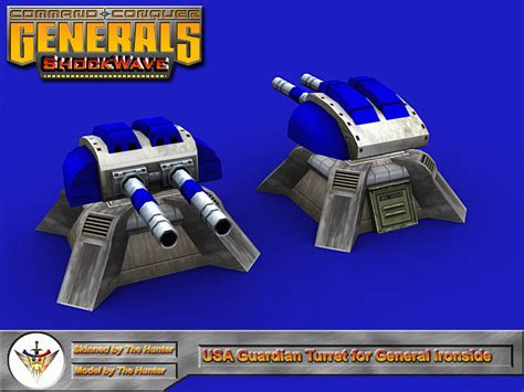 Usa Guardian Turret Image C C Shockwave Mod For C C Generals Zero