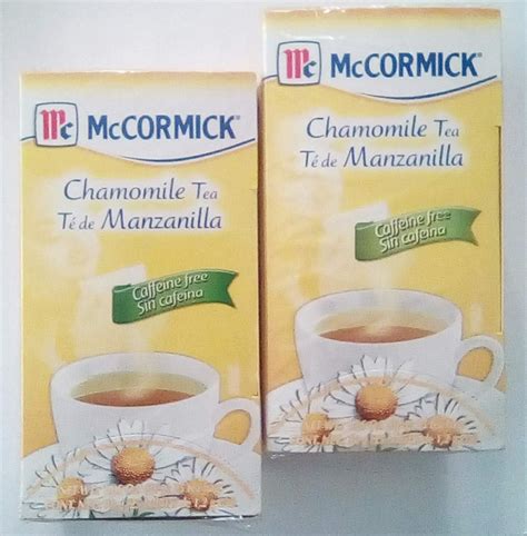 Amazon Mccormick Tea Chamomile Bg Grocery Gourmet Food