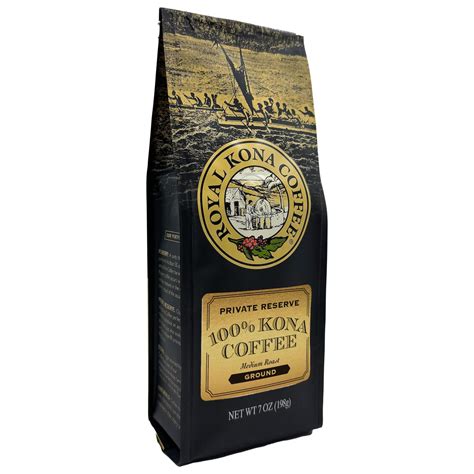 Royal Kona 100 Hawaiian Kona Coffee Private Reserve Medium Roast