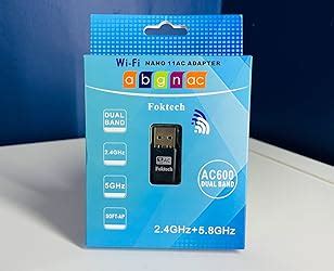 Foktech Wifi Dongle AC600 802 11ac Dual Band 5GHz Mini Wireless