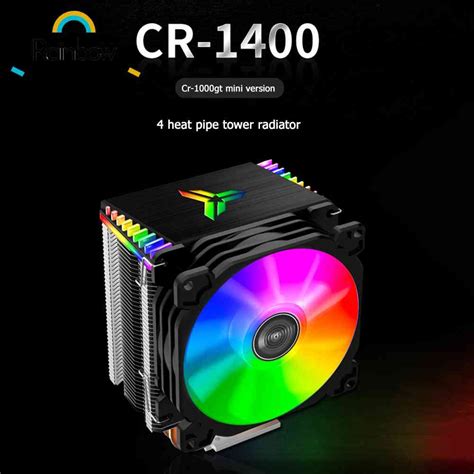 Resfriador De Cpu Tipo Torre Tubos De Calor De Cobre Puro Rgb Pwm