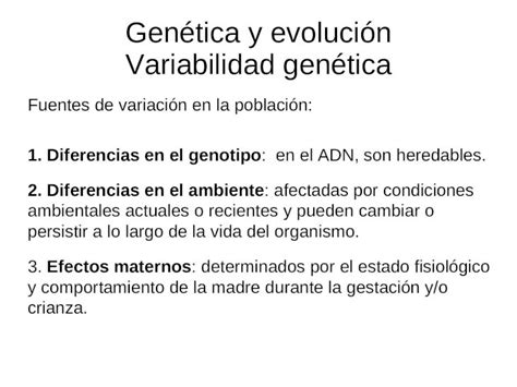 PPT Genética y evolución Variabilidad genética DOKUMEN TIPS