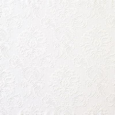 Brewster Rd Anaglypta Paintable Large Traditional Damask Wallpaper