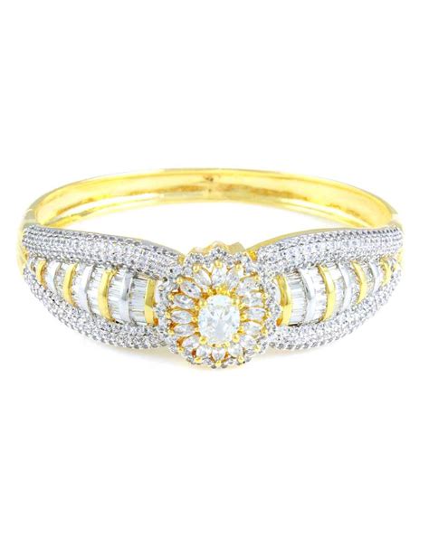 Buy Clear Cz Ad American Diamond Kada Jewellery For Women Orniza Online