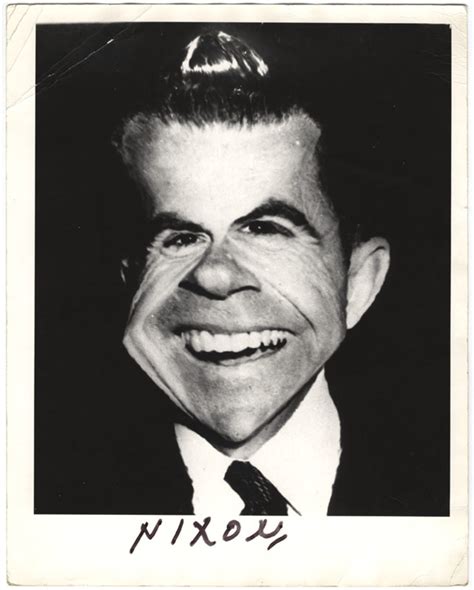 Richard Milhous Nixon Distortion International Center Of Photography